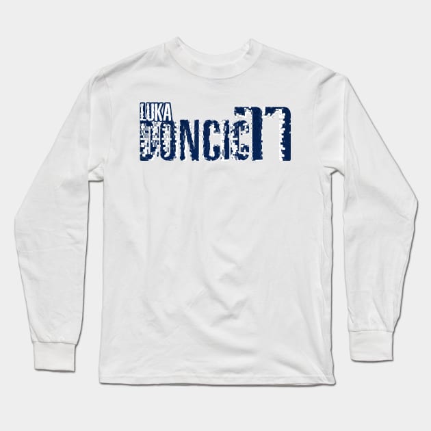 Luka Doncic 77 Long Sleeve T-Shirt by ajrocks